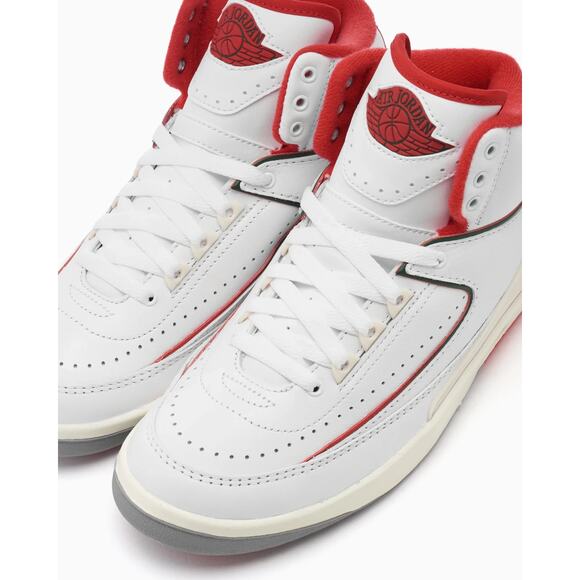 Nike Air Jordan 2 Retro GS Origins Youth Size 6Y Basketball Shoes DQ8562 101 NEW - Picture 6 of 12